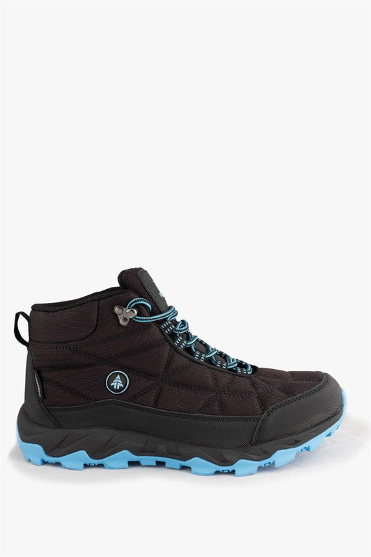 Waterproof Vector Black and Blue Unisex Outdoor BoOTS