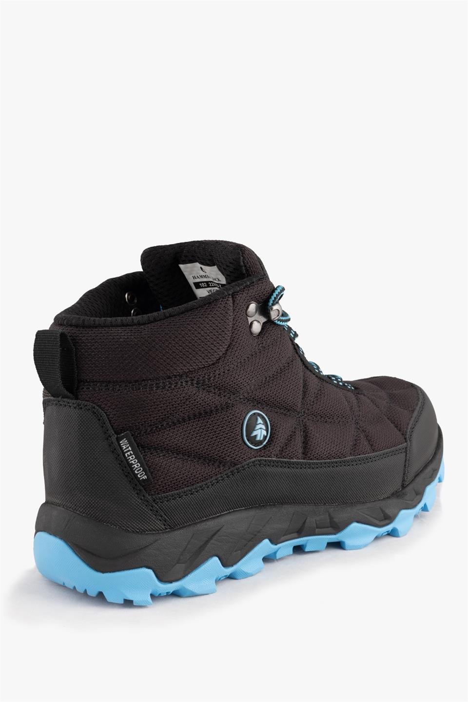 Waterproof Vector Black and Blue Unisex Outdoor BoOTS