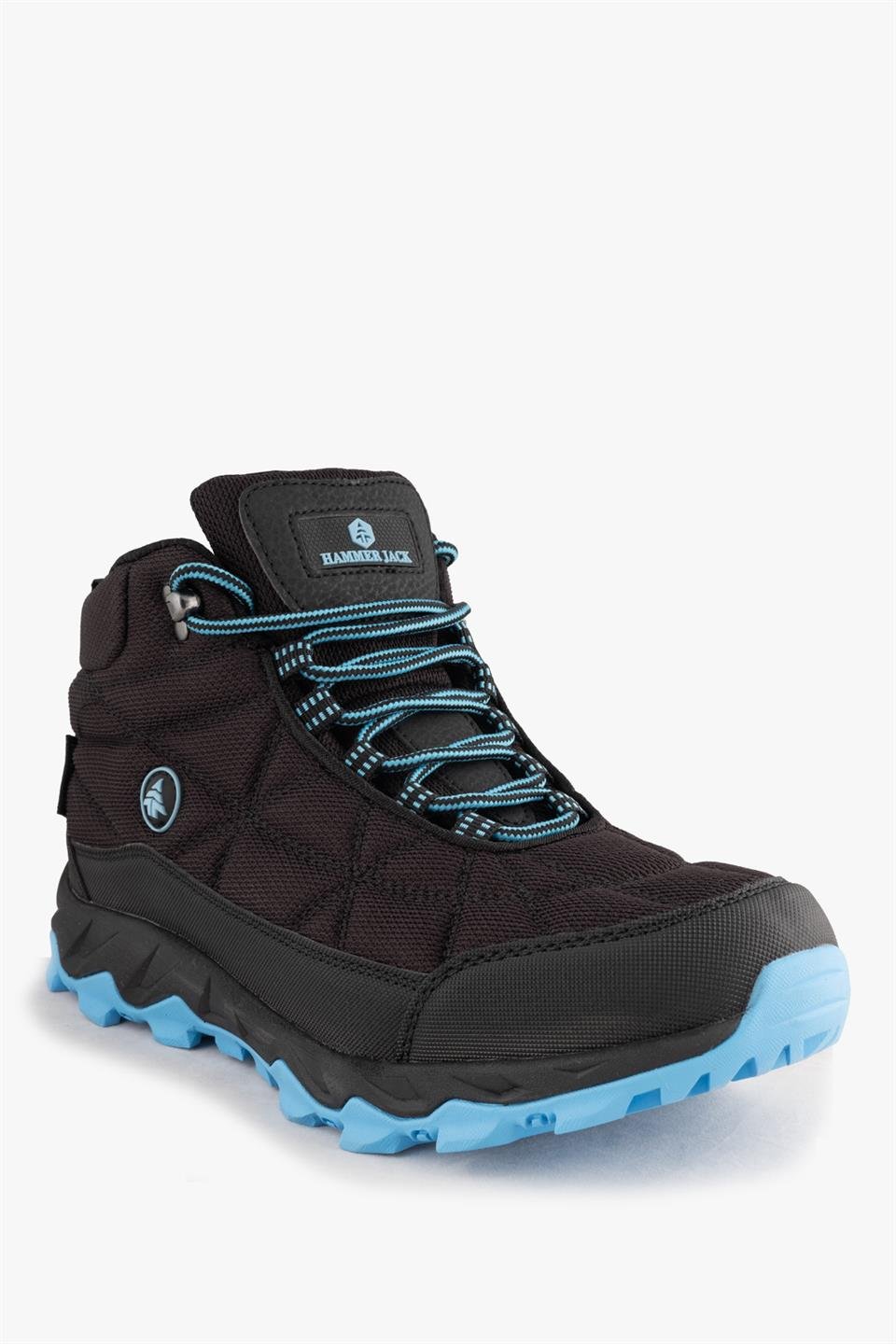 Waterproof Vector Black and Blue Unisex Outdoor BoOTS