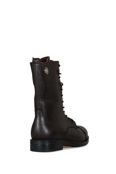 Hilton Genuine Leather Coffee  Outdoor Female Boots