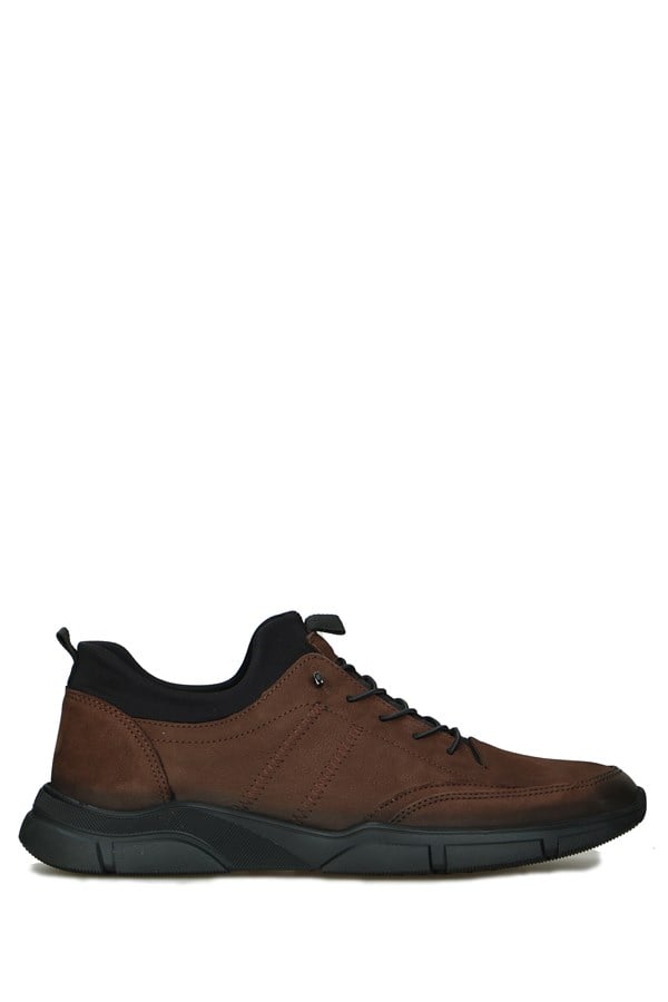 Genuine Leather Brown Men's Shoes
