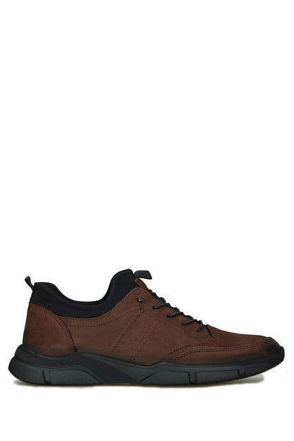 Genuine Leather Brown Men's Shoes