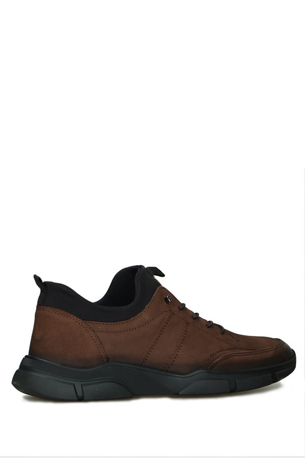 Genuine Leather Brown Men's Shoes