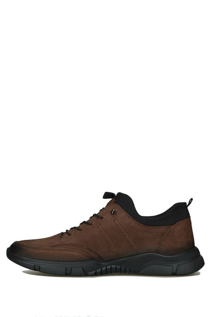Genuine Leather Brown Men's Shoes