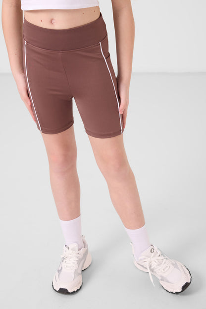 Brown Flexible Standard Fit Basic Performance Tights - 75189