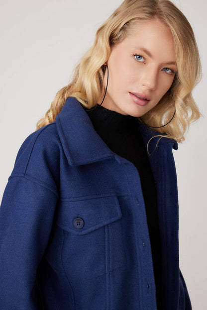 BOWL JACKET WITH COVER POCKET BUTTONS