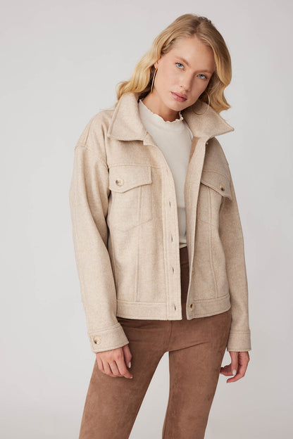 BOWL JACKET WITH COVER POCKET BUTTONS