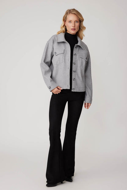 BOWL JACKET WITH COVER POCKET BUTTONS