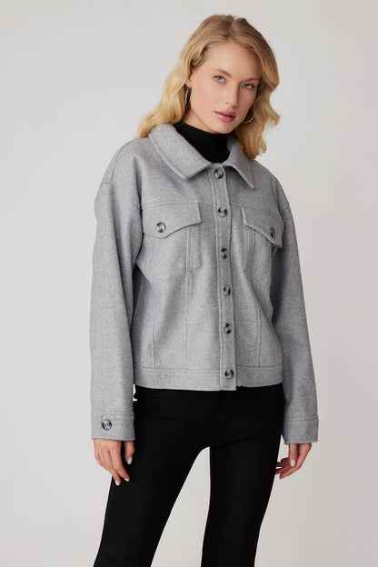 BOWL JACKET WITH COVER POCKET BUTTONS