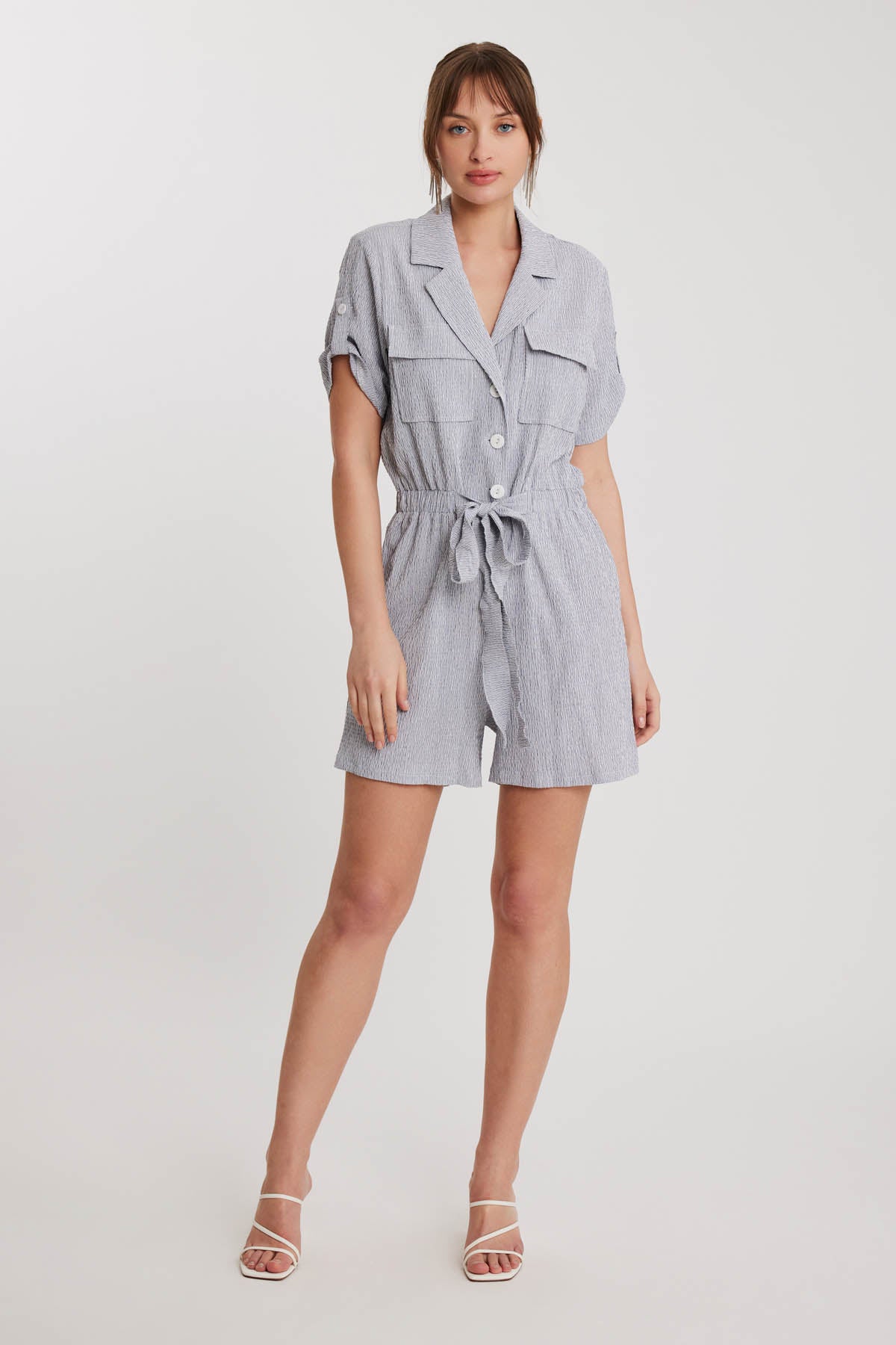SHORT SLEEVE WITH COVER POCKET SAFARI OVERALLS