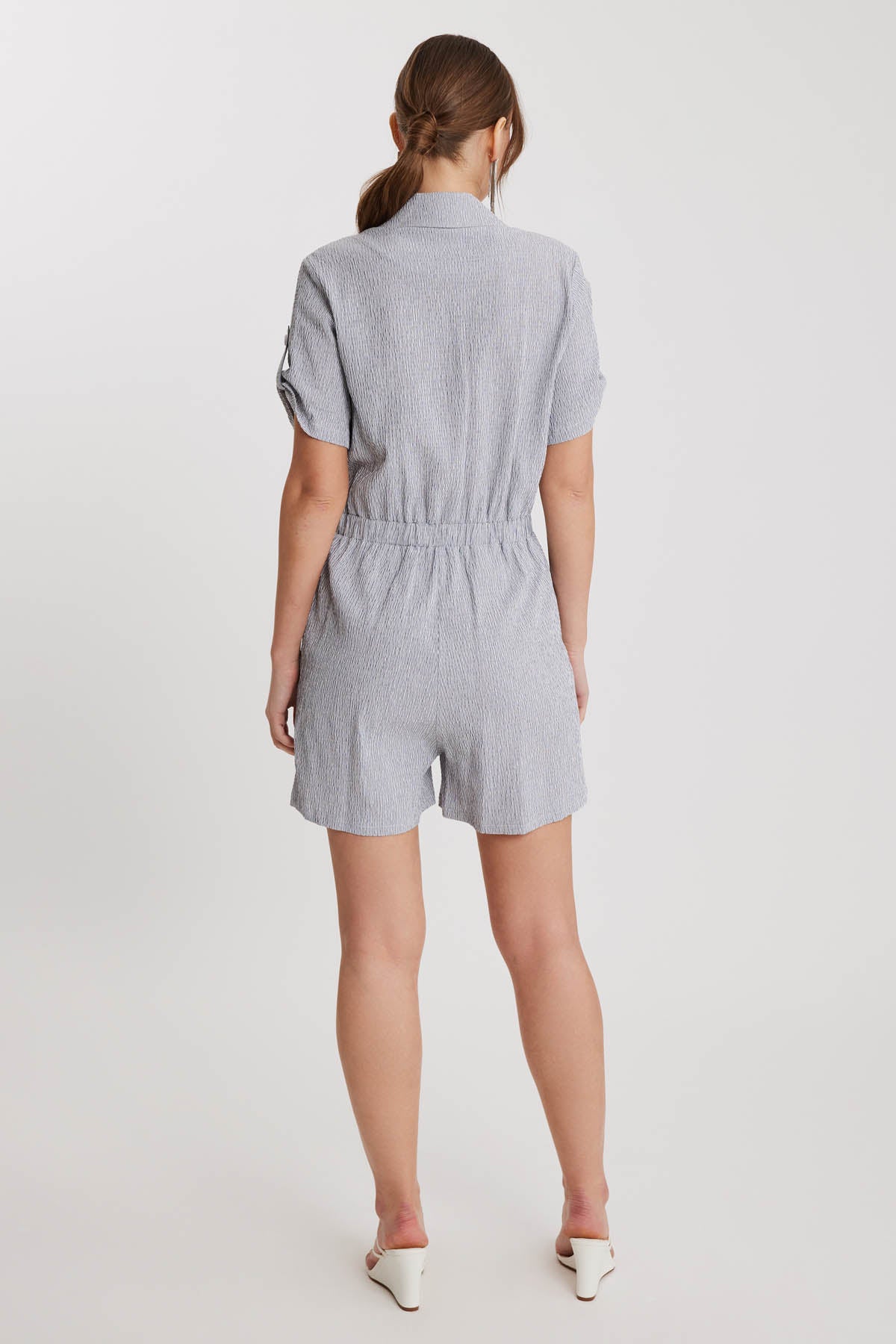 SHORT SLEEVE WITH COVER POCKET SAFARI OVERALLS