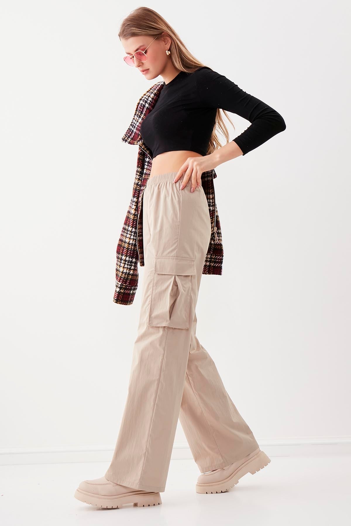 CARGO POCKET TROUSERS