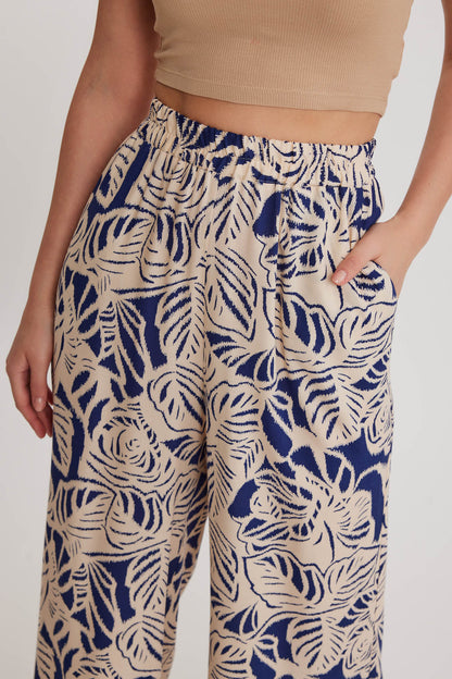 CLASIC PATTERNED ELASTANE COMFORTABLE TROUSERS