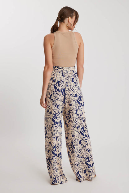 CLASIC PATTERNED ELASTANE COMFORTABLE TROUSERS