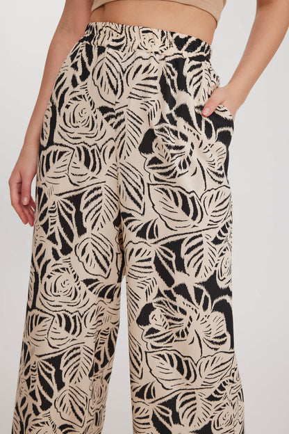 CLASIC PATTERNED ELASTANE COMFORTABLE TROUSERS