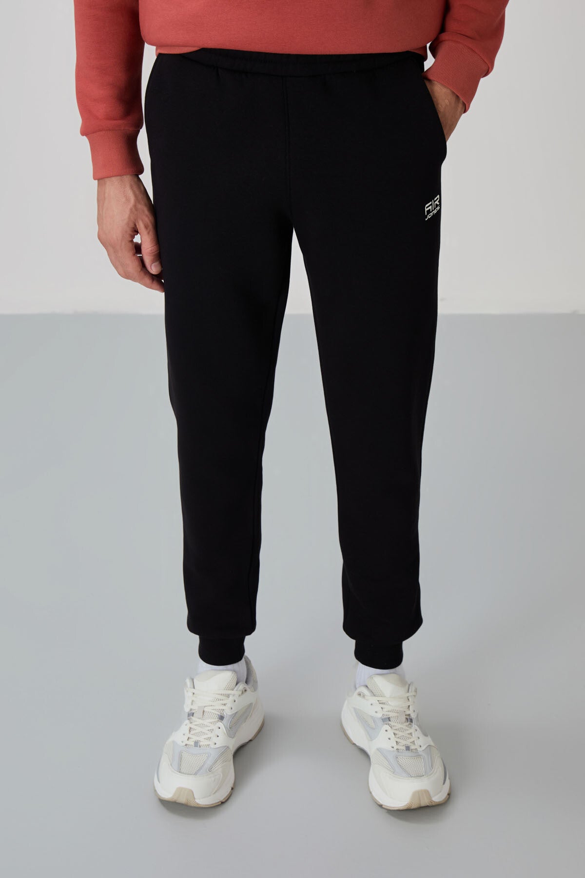 Andy Black Brushed Men's Tracksuit Set - 85190