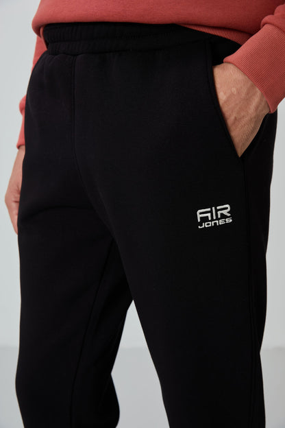 Andy Black Brushed Men's Tracksuit Set - 85190