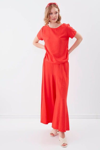 SHORT SLEEVE BLOUSE