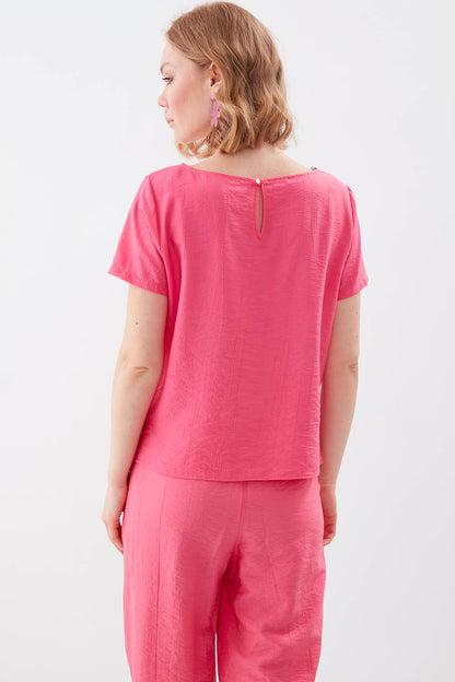 SHORT SLEEVE BLOUSE