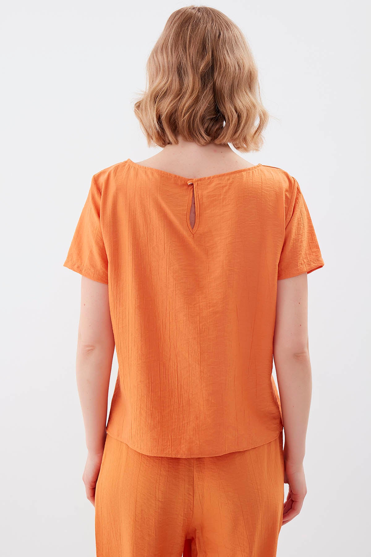 SHORT SLEEVE BLOUSE