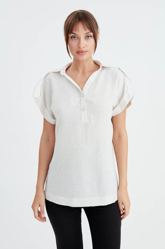 VISCOSE LINEN SHIRT