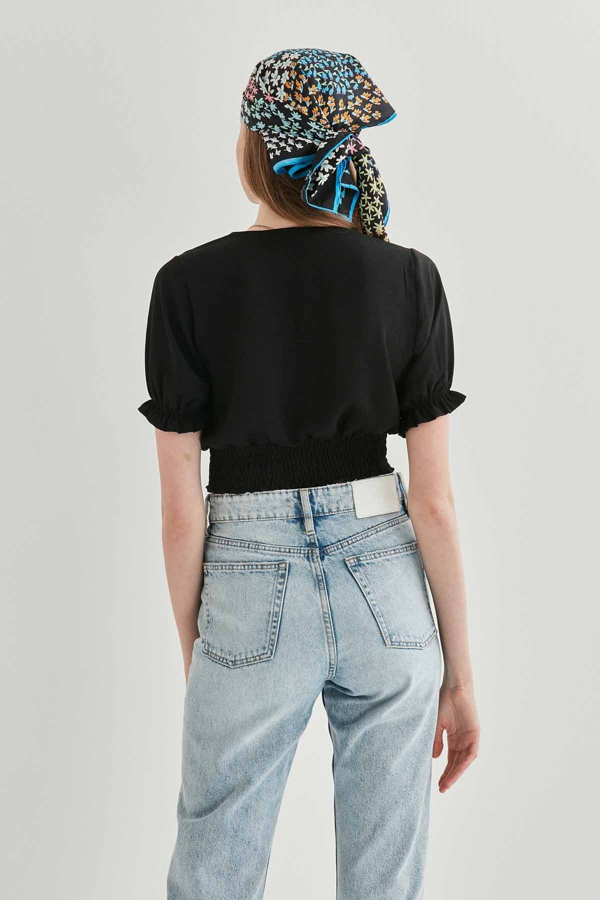 COILED BLOUSE