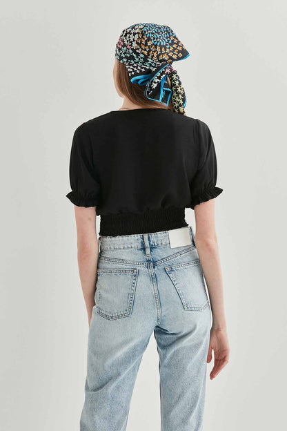 COILED BLOUSE
