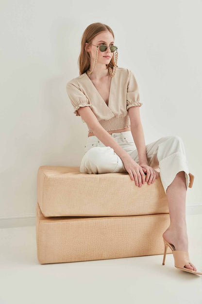 COILED BLOUSE