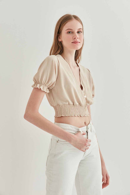 COILED BLOUSE