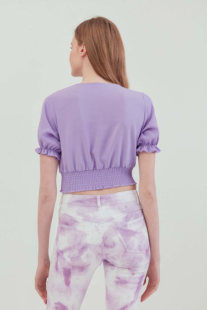 COILED BLOUSE
