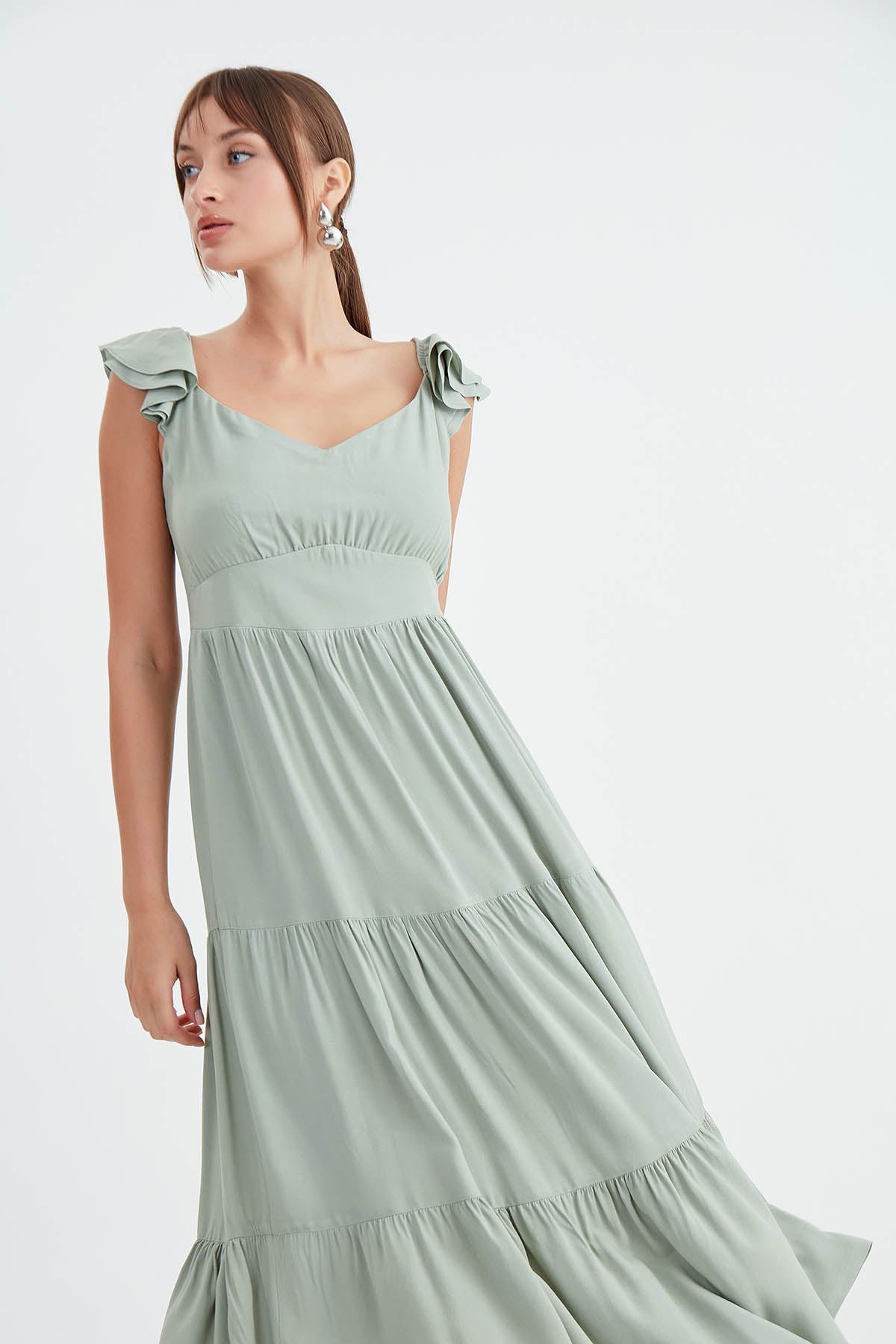 TIERED LONG DRESS