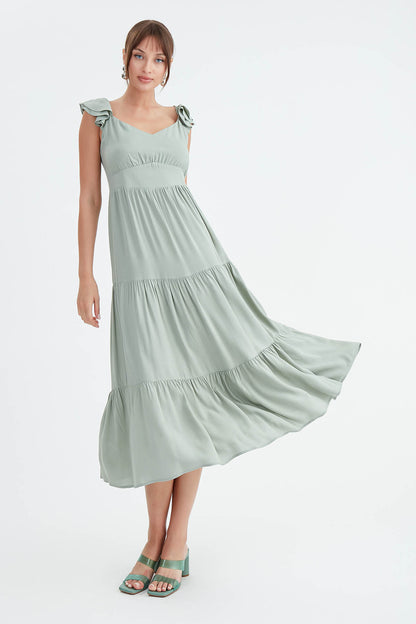 TIERED LONG DRESS