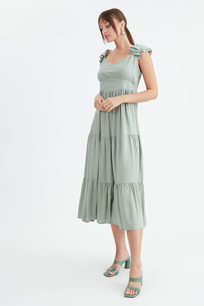 TIERED LONG DRESS