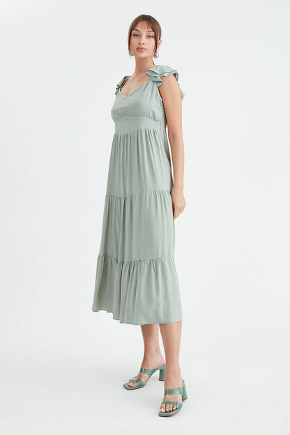 TIERED LONG DRESS