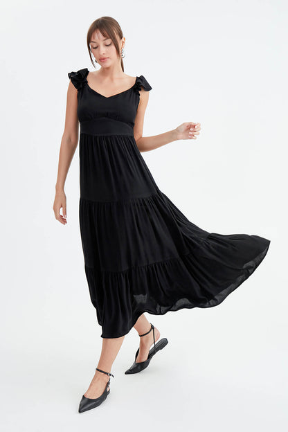 TIERED LONG DRESS