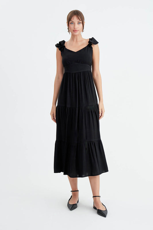 TIERED LONG DRESS