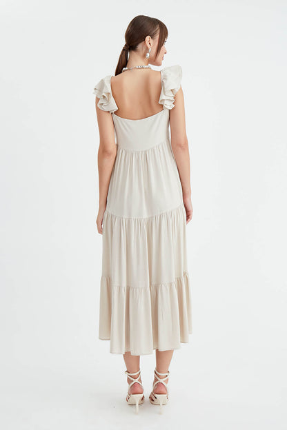 TIERED LONG DRESS
