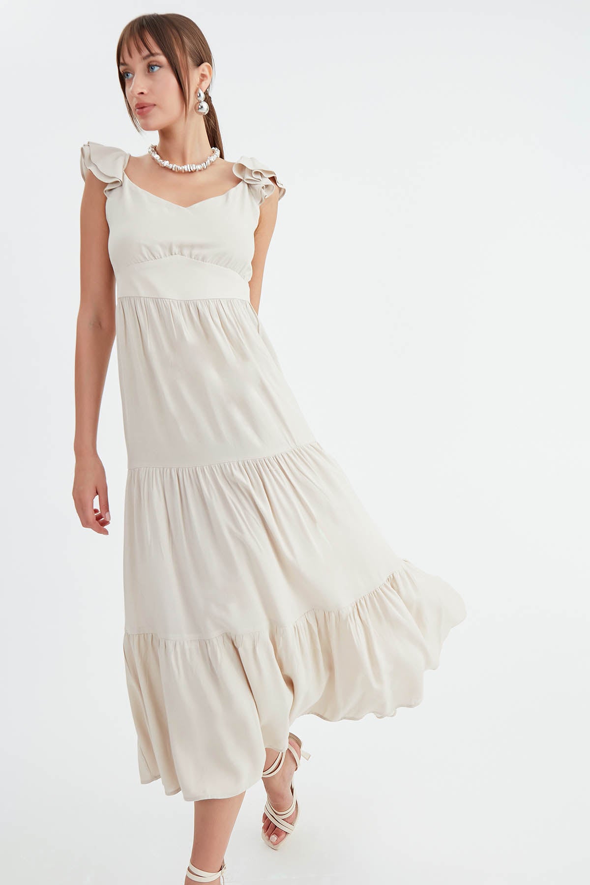 TIERED LONG DRESS