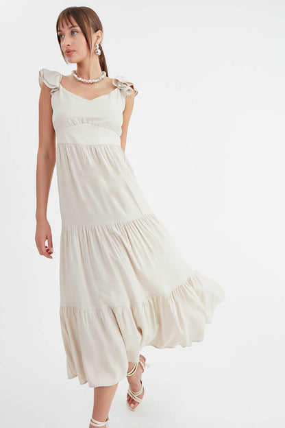 TIERED LONG DRESS