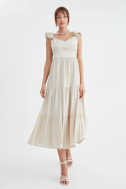 TIERED LONG DRESS