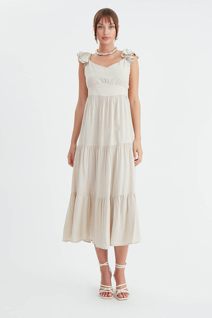 TIERED LONG DRESS