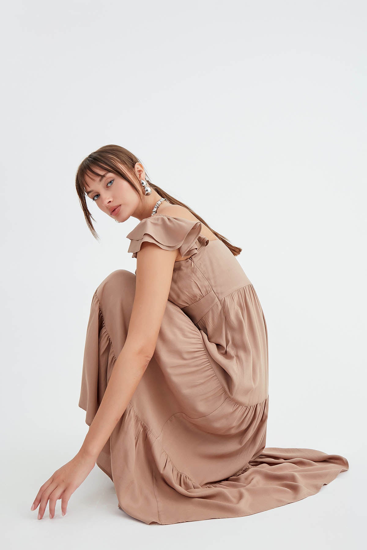TIERED LONG DRESS