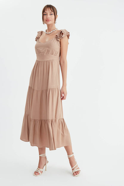 TIERED LONG DRESS