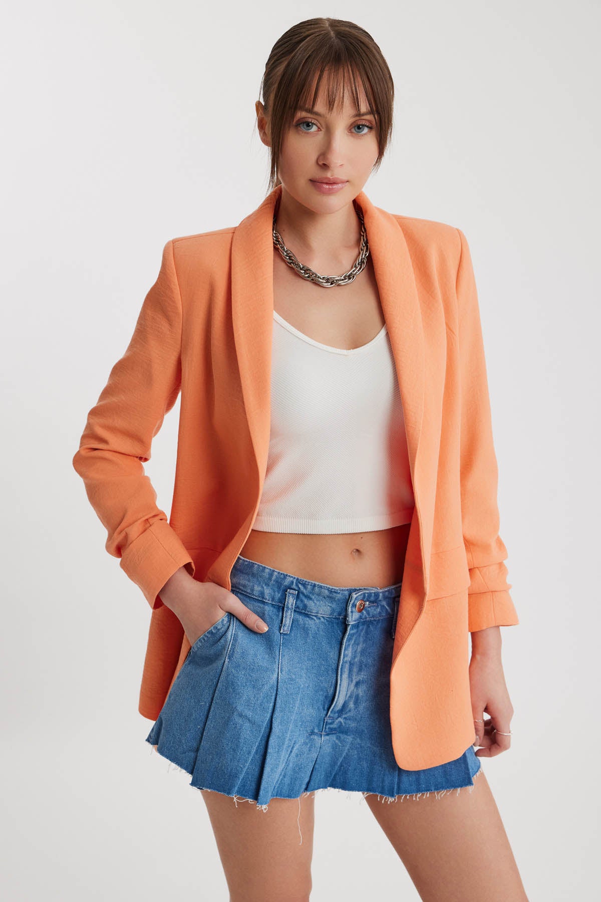 SLEEVE WITH RUCKLEBERRY JACKET