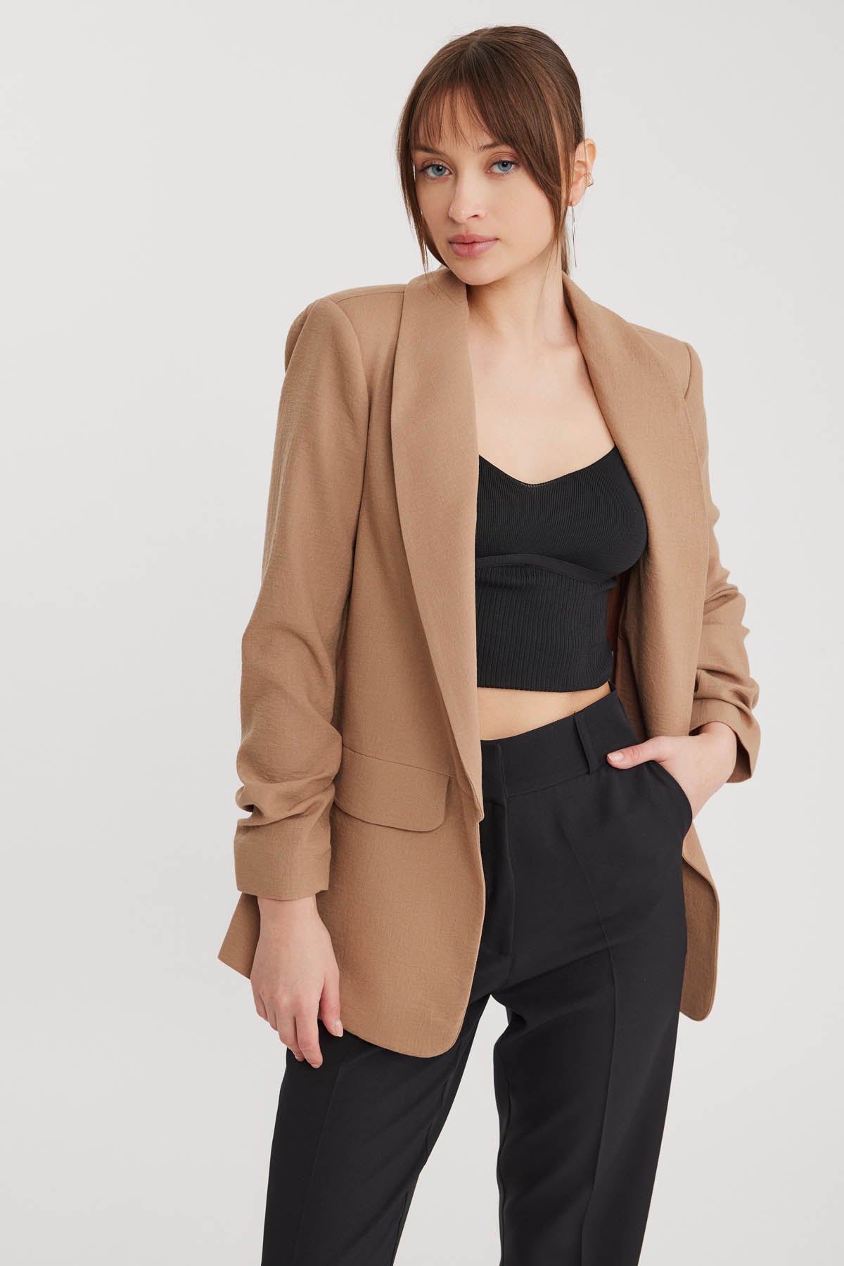 SLEEVE WITH RUCKLEBERRY JACKET