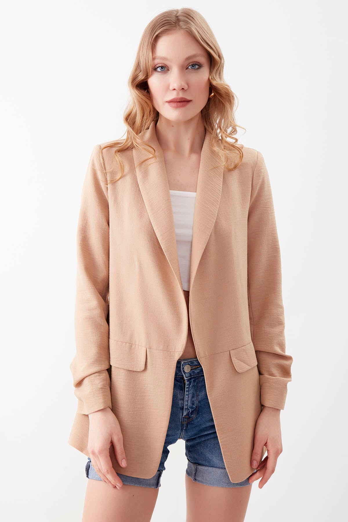 SLEEVE WITH RUCKLEBERRY JACKET