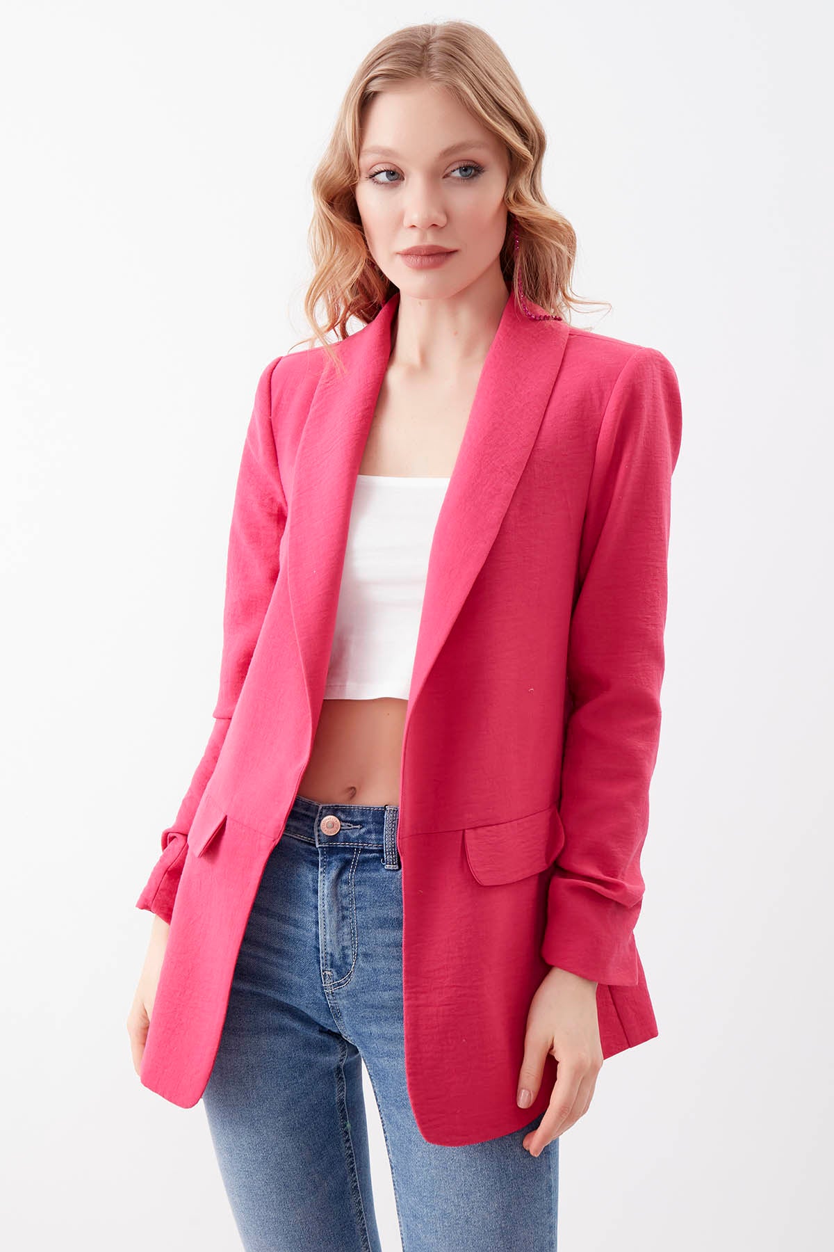 SLEEVE WITH RUCKLEBERRY JACKET