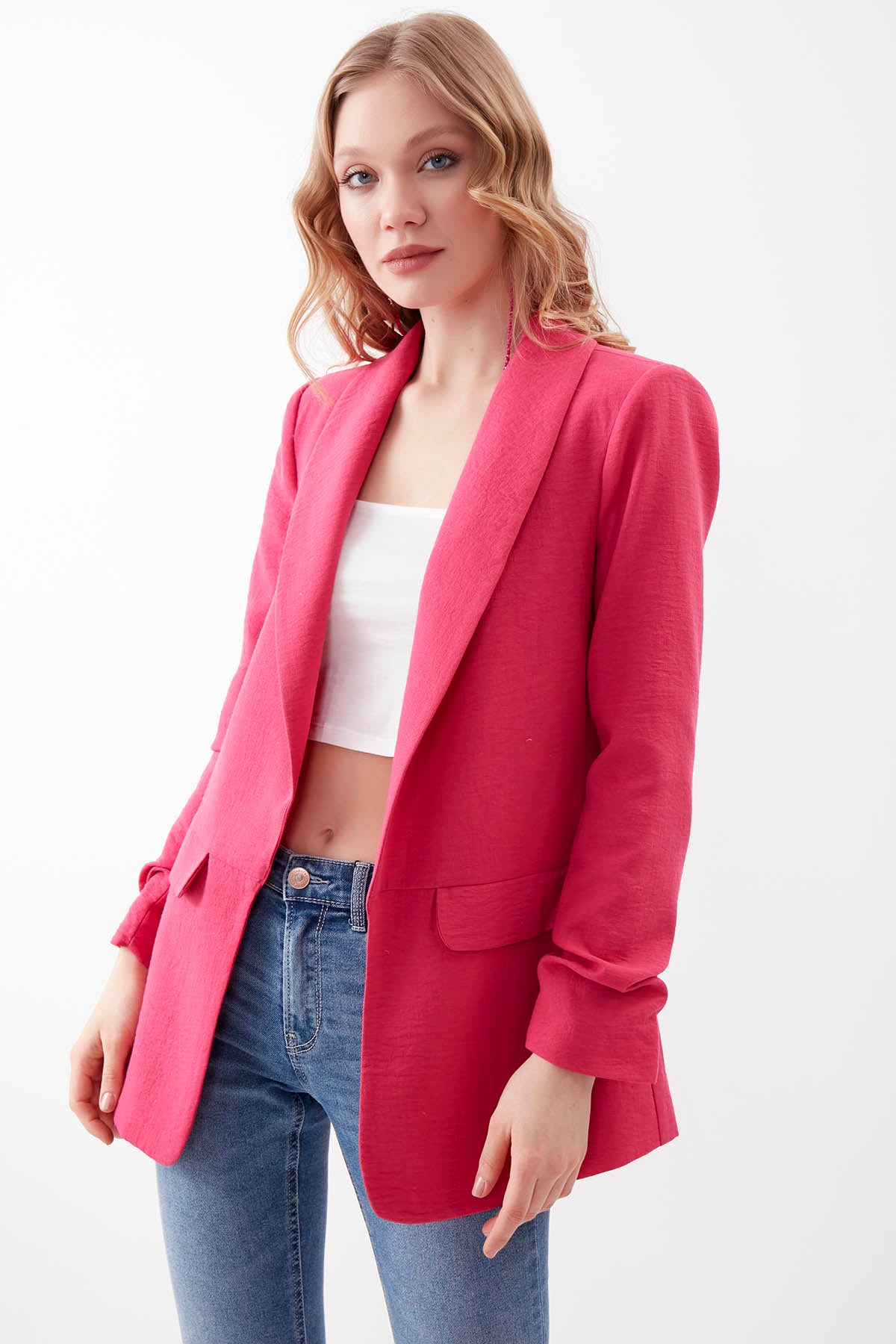 SLEEVE WITH RUCKLEBERRY JACKET
