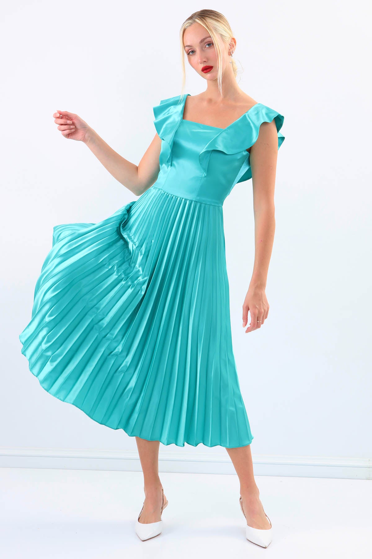 SATIN DRESS