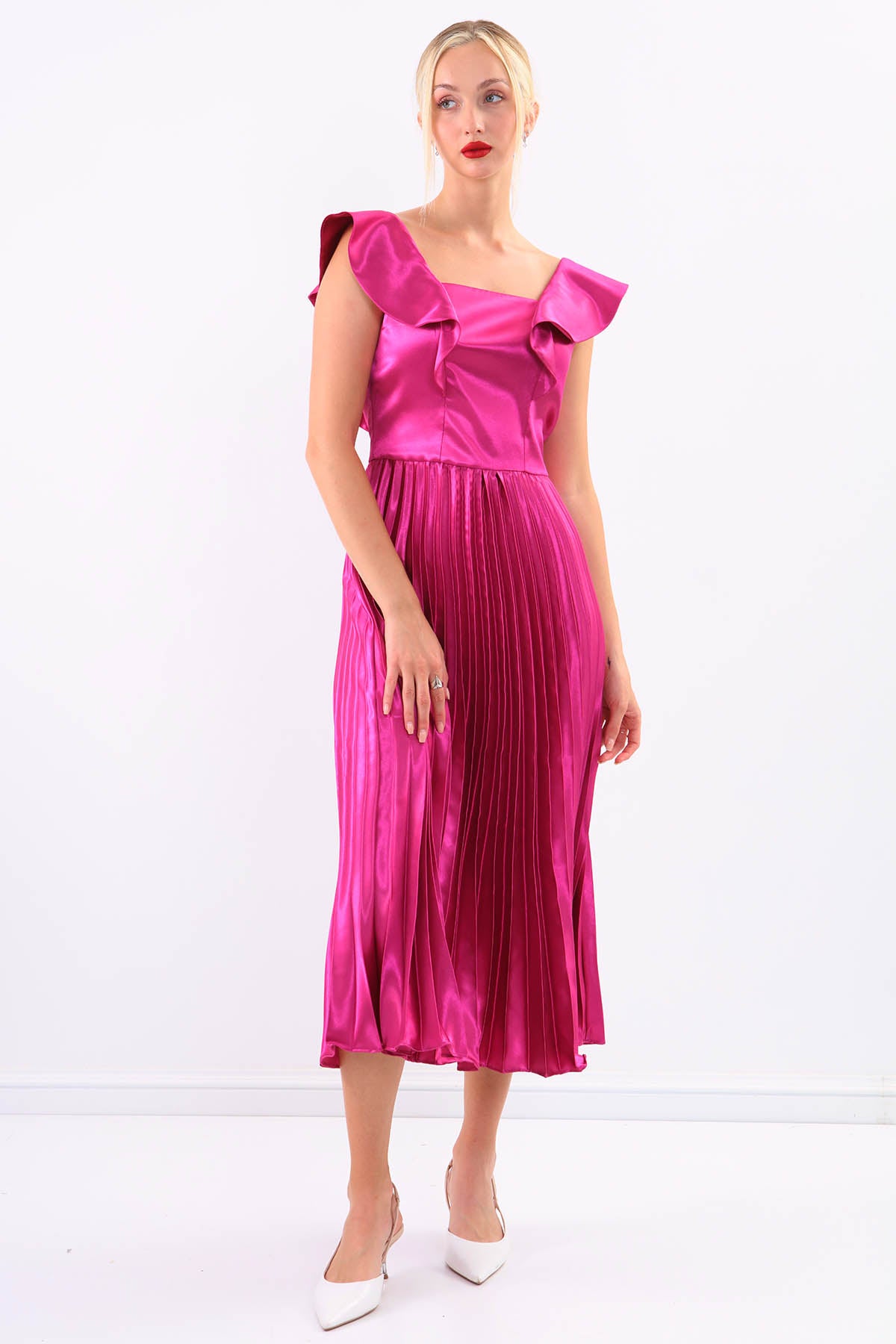 SATIN DRESS